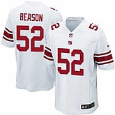 Nike Men & Women & Youth Giants #52 Jon Beason White Team Color Game Jersey,baseball caps,new era cap wholesale,wholesale hats